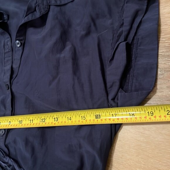 Athleta Dress Womens Small Navy Button up - Picture 7 of 11